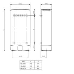 ogrzewacz wody VELIS EVO 50L