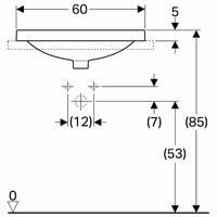 umywalka 55 VARIFORM